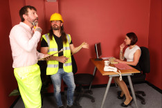 Sexist Workmen — PureCFNM, starring Belle O'Hara, Charlotte Rose, Chloe Savage, Isabella Rose