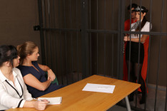 Parole Hearing — PureCFNM, starring Catalia Valentine, Clea Gaultier, Honour May