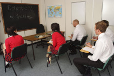 Exposed In Detention — PureCFNM, starring Cody Coxxx, Jess West