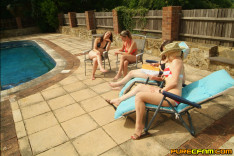 Natural Sunscreen — PureCFNM, starring Alexis May, Jessica Pressley, Syren Sexton, Tiffany Doll