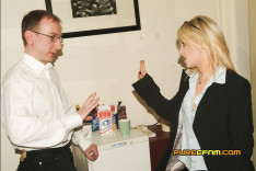 First Day At Work — PureCFNM, starring Crystal Lei, Jools Brooke, Renee Richards