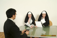 Ready For Priesthood? — PureCFNM, starring Amber West, Gianna Palmeri, Kelly Marina, Lauren Coppen, Loz Lorrimar, Paige Ashley, Sascha, Scarlett L'Amour, Skye