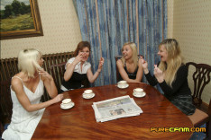 Curing Blue Balls — PureCFNM, starring Anna, Foxy Blonde, Jan Burton, Wendy Taylor